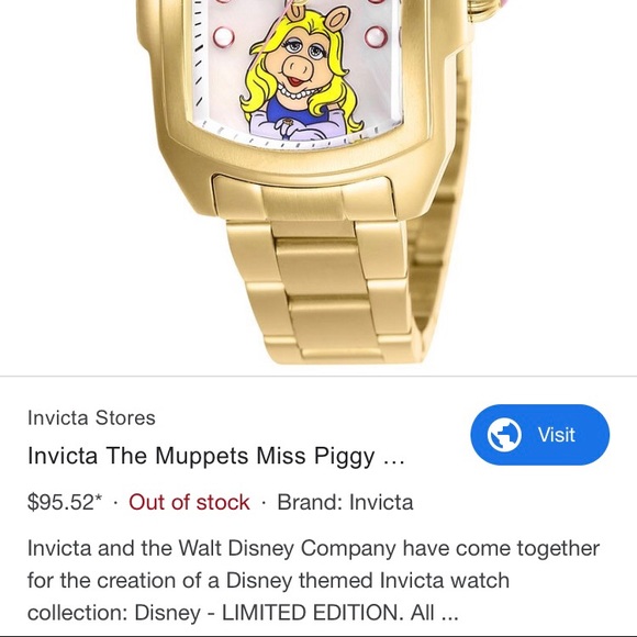 Invicta The Muppets Miss Piggy Women’s Wat… main image 3